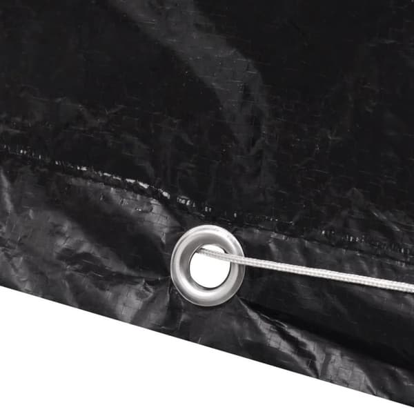 vidaXL Hagemøbeltrekk 2 stk 8 personer polyrotting 10 maljer 300x140cm