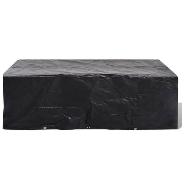 vidaXL havemøbelovertræk 2 stk. 8-pers. sæt 10 snørehuller 300x140 cm