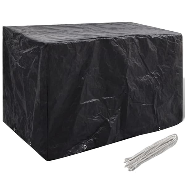 vidaXL havemøbelovertræk 2 stk. 8 snørehuller 140x70x90 cm