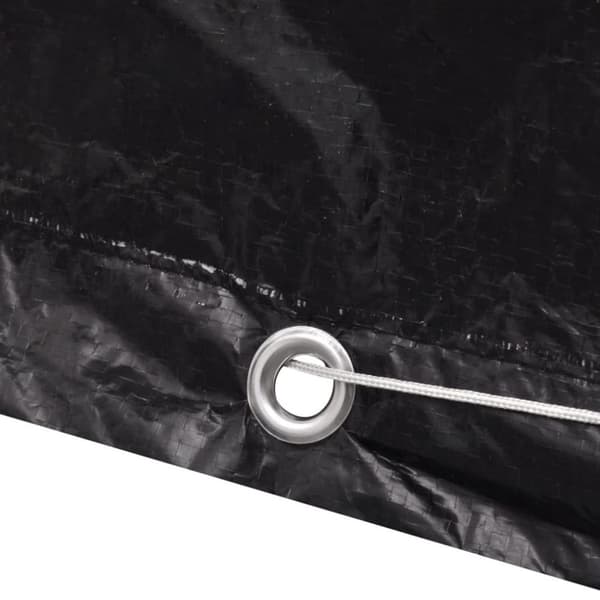 vidaXL Hagemøbeltrekk 2 stk 10 maljer 260x260x90 cm