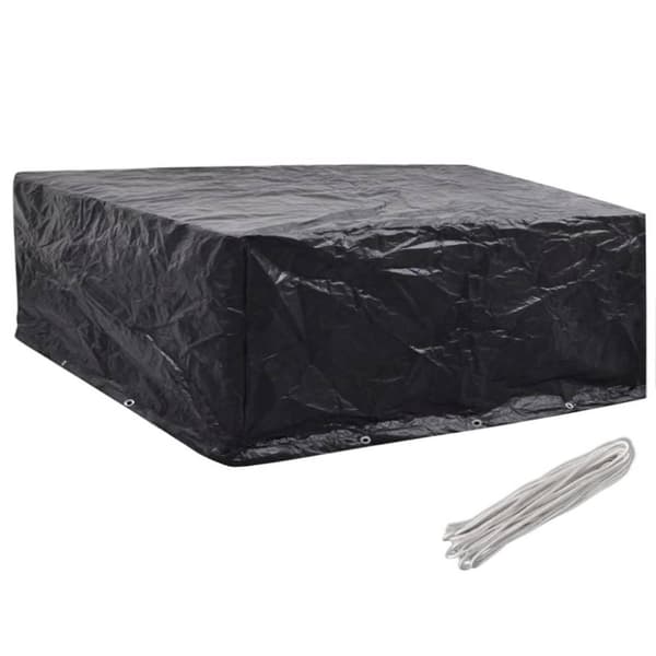 vidaXL Hagemøbeltrekk 2 stk 10 maljer 260x260x90 cm