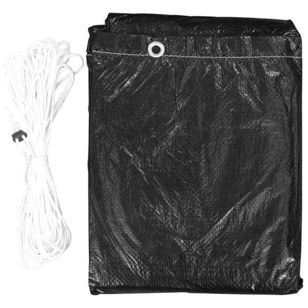 vidaXL Hagemøbeltrekk 12 maljer 250x250x70 cm
