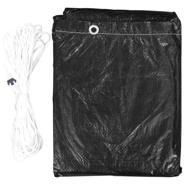 vidaXL Keinun penkinsuoja 10 purjerengasta 2 vetoketjua 255x145x170 cm