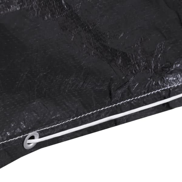 vidaXL Keinun penkinsuoja 10 purjerengasta 2 vetoketjua 255x145x170 cm