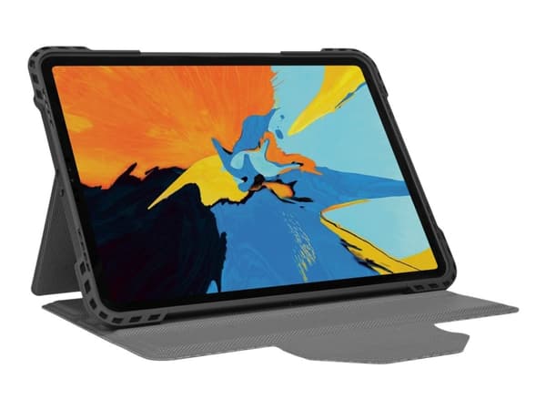 Targus Pro-Tek - Tabletin kääntyvä suojus - karkea - antimikrobinen - musta - 10,9" - 11" - Apple 10,9-tuumaiseen iPad Airiin (4. sukupolvi, 5. sukup