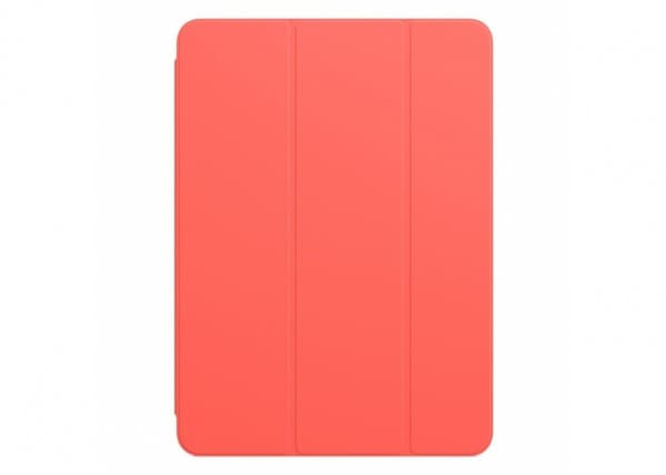 Apple Smart - Vikbart fodral för surfplatta - polyuretan - rosa citrus - 11" - för 11-inch iPad Pro (2a generation)