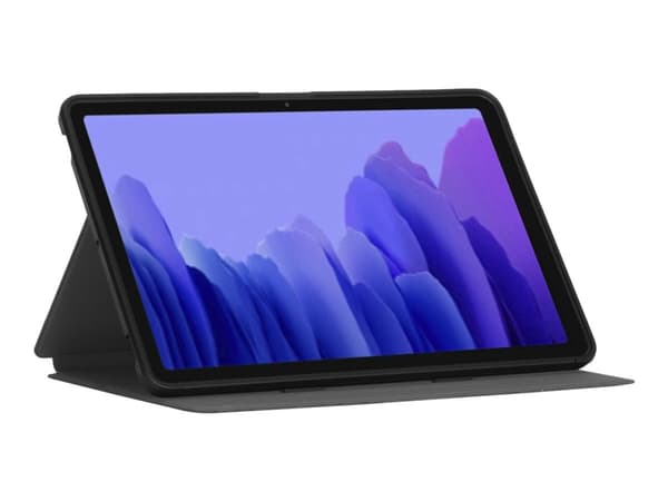 Targus Click-In - Vikbart fodral för surfplatta - termoplastisk polyuretan (TPU) - svart - 11" - för Samsung Galaxy Tab S7