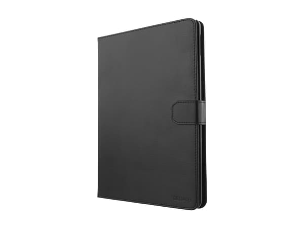 DELTACO - Vikbart fodral för surfplatta - konstläder - svart - 10.2" - för Apple 10.2-inch iPad (8:e generation)
