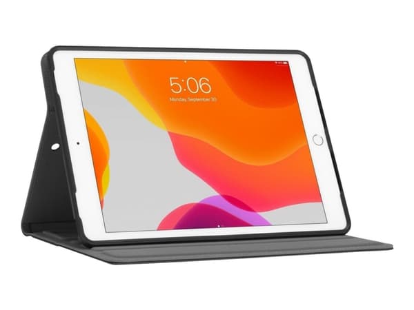 Targus VersaVu Classic - Lommebok for nettbrett - polyuretan, polykarbonat, termoplast - svart - 10.2" - 10.5" - for Apple 10.2-inch iPad (7th genera