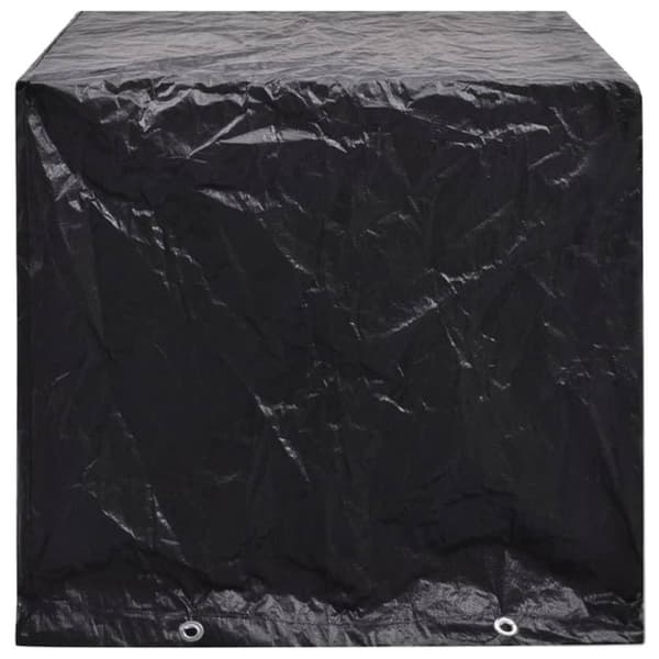 vidaXL Överdrag för trädgårdsmöbler 8 öljetter 122x112x98 cm