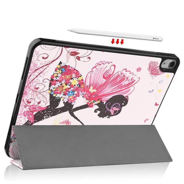 Apple iPad Air (2020) (2022) Slim fit tri-fold fodral - Beautiful Girl