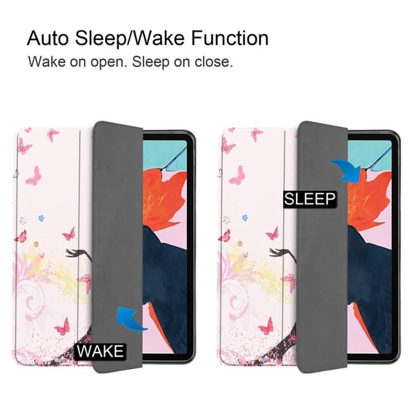 Apple iPad Air (2020) (2022) Slim fit tri-fold fodral - Beautiful Girl
