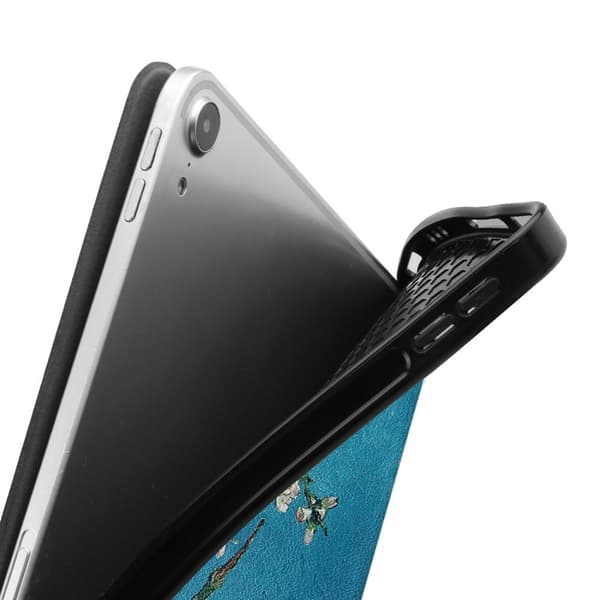 Apple iPad Air (2020) (2022) Slim fit tri-fold fodral - Tree with Flowers