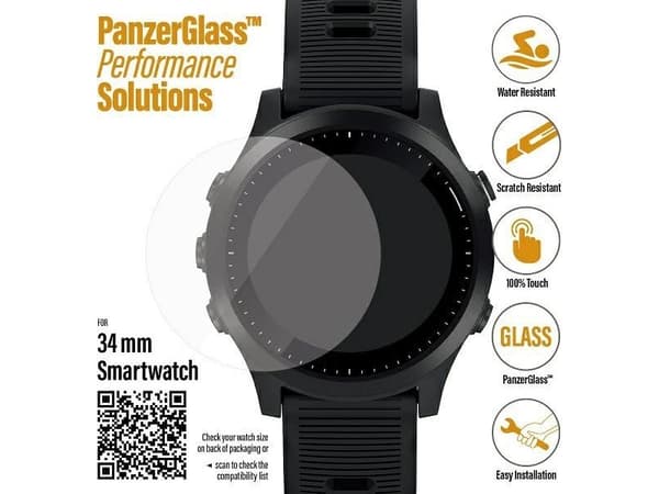 PanzerGlass Original - Näytönsuoja älykellolle - lasi - kristallinkirkas