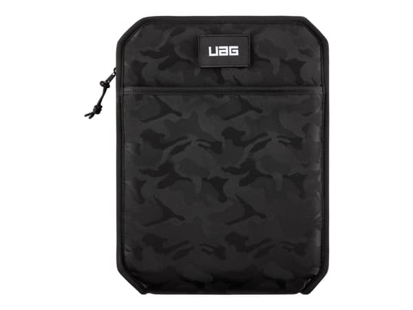 UAG Rugged Sleeve for iPad Pro 11-inch Black Midnight - Beskyttelsesmuffe for nettbrett - robust - 840D nylon - svart midnattskamu - 11" - for Apple