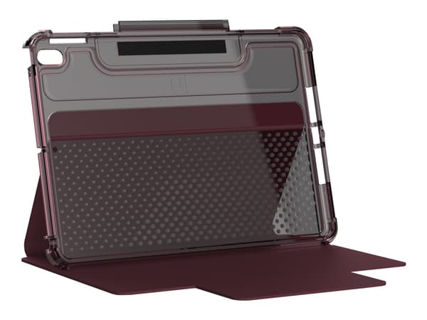 [U] Case for iPad 10.2-in (9/8/7 Gen, 2021/2020/2019) - Lucent Aubergine/Dusty Rose - Lommebok for nettbrett - aubergine, støvet rosa - 10.2" - for A