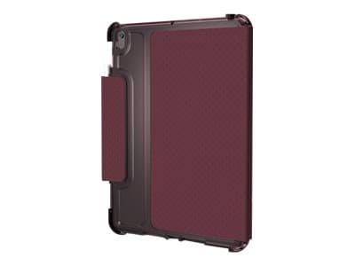 [U] Case for iPad 10.2-in (9/8/7 Gen, 2021/2020/2019) - Lucent Aubergine/Dusty Rose - Lommebok for nettbrett - aubergine, støvet rosa - 10.2" - for A