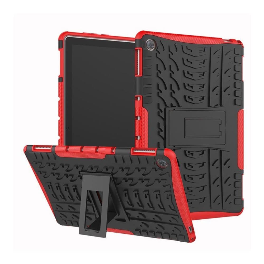 Huawei MediaPad M5 Lite cool dæk kickstand etui - Rød