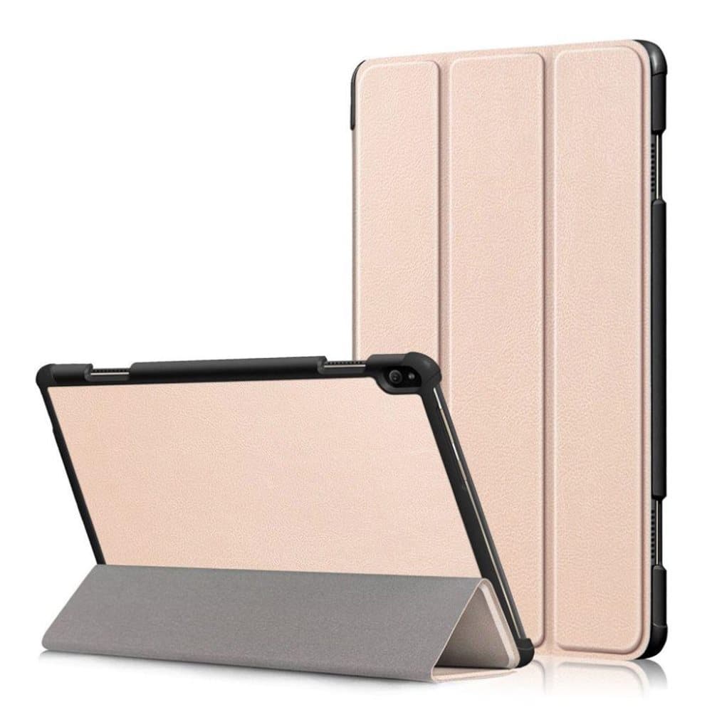 Lenovo Tab P10 smart læder flip etui - Guld