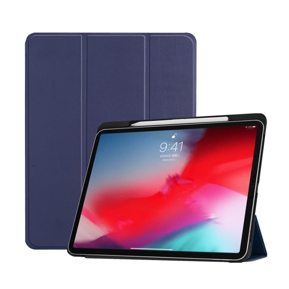 iPad Pro 11 inch (2018) tri-fold smart leather case - Dark B