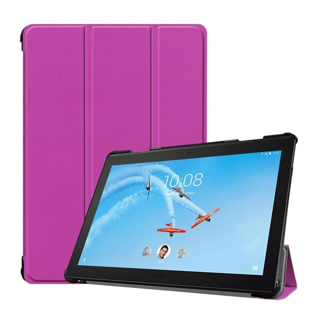 Lenovo Tab P10 stand leather flip case - Purple