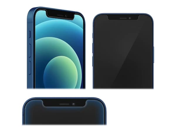Spigen GLAS.tR EZ Fit - Matkapuhelimen näytönsuoja - lasi - 5,4" - kirkas (2 kpl) - Apple iPhone 12 mini - puhelimelle iPhone 12 mini