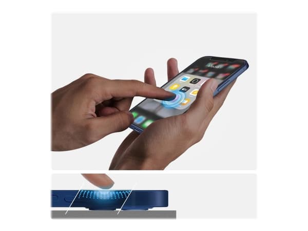 Spigen GLAS.tR EZ Fit - Matkapuhelimen näytönsuoja - lasi - 5,4" - kirkas (2 kpl) - Apple iPhone 12 mini - puhelimelle iPhone 12 mini