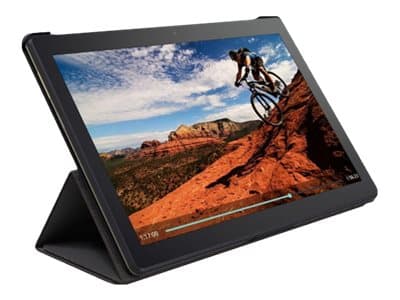 Lenovo Folio Case - Beskyttelsesboks lommebok for nettbrett - polyuretan - svart - 10.1" - for Smart Tab M10 HD (2nd Gen) with Google Assistant; Thin
