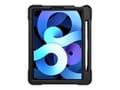 Miniatyrbilde 1 av 5: eSTUFF Defender Case - Baksidedeksel for nettbrett - silikon, polykarbonat - svart - 11" - for Apple 10.9-inch iPad Air (4. generasjon, 5. generasjon