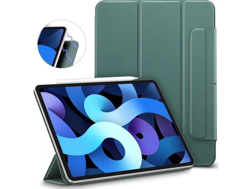 Tablet case ESR ESR REBOUND MAGNETIC IPAD AIR 4 2020 CACTUS GREEN
