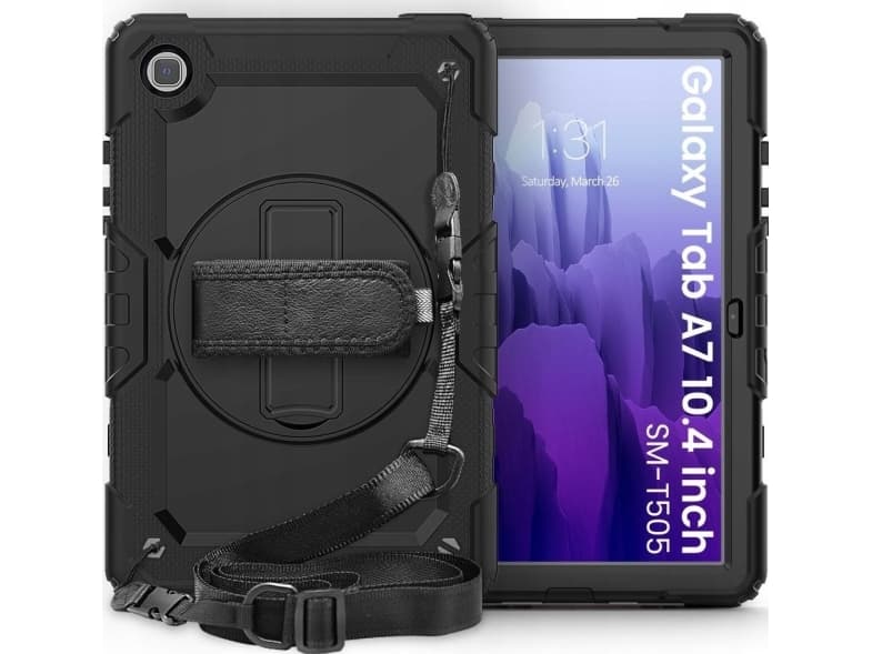 Case for Tech-Protect TECH-PROTECT SOLID360 GALAXY TAB A7 10.4 T500/T505 BLACK
