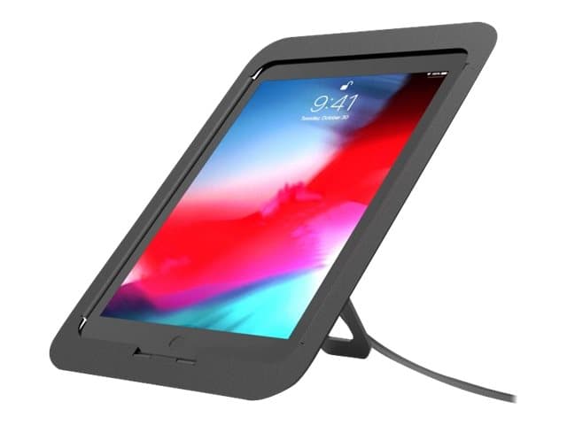 Compulocks iPad 10.2" Lock and Security Case Bundle 2.0 with Combination Cable Lock - Baksidesskydd för surfplatta - aluminium - svart - 10.2" - för