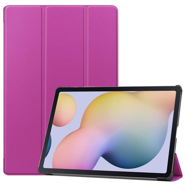 Tri-fold Stand Smart Case for Samsung Galaxy Tab S7 Plus / S8 Plus - Purple