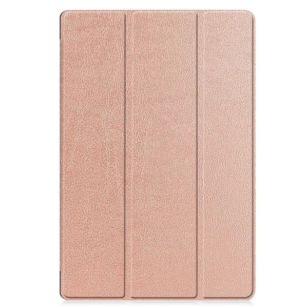 Tri-fold Stand Smart Case for Samsung Galaxy Tab S7 Plus / S8 Plus - RoseGold