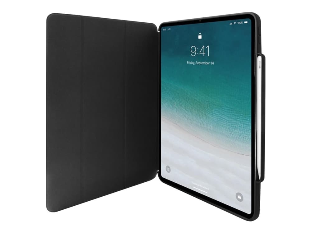 PURO Zeta Pro - Lommebok for nettbrett - svart - 10.9" - 11" - for Apple 10.9-inch iPad Air (4. generasjon); 11-inch iPad Pro (1. generasjon, 2. gene