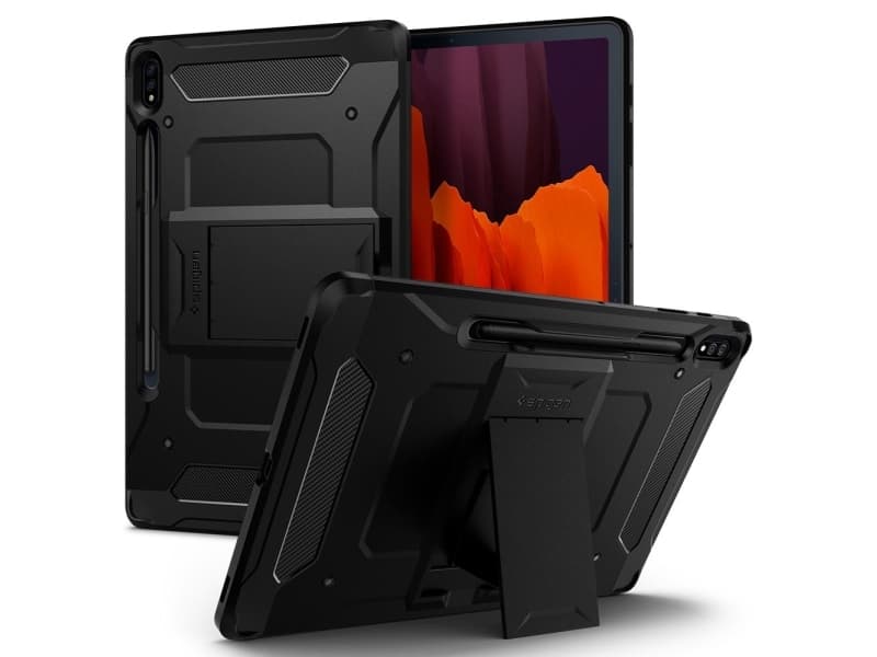 Case for Spigen SPIGEN TOUGH ARMOR PRO GALAXY TAB S7 + PLUS 12.4 T970/T976 BLACK
