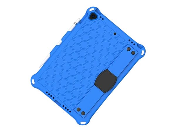 eSTUFF - Baksidesskydd för surfplatta - honeycomb blue - för Apple 10.2-inch iPad (7th generation, 8th generation); 10.5-inch iPad Air (3rd generatio