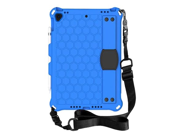 eSTUFF - Baksidesskydd för surfplatta - honeycomb blue - för Apple 10.2-inch iPad (7th generation, 8th generation); 10.5-inch iPad Air (3rd generatio