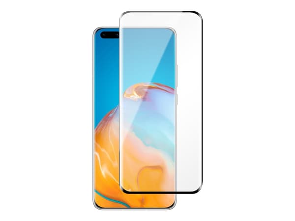 DELTACO SCRN-P40P - Skjermbeskyttelse for mobiltelefon - 2.5D - glass - for Huawei P40 Pro