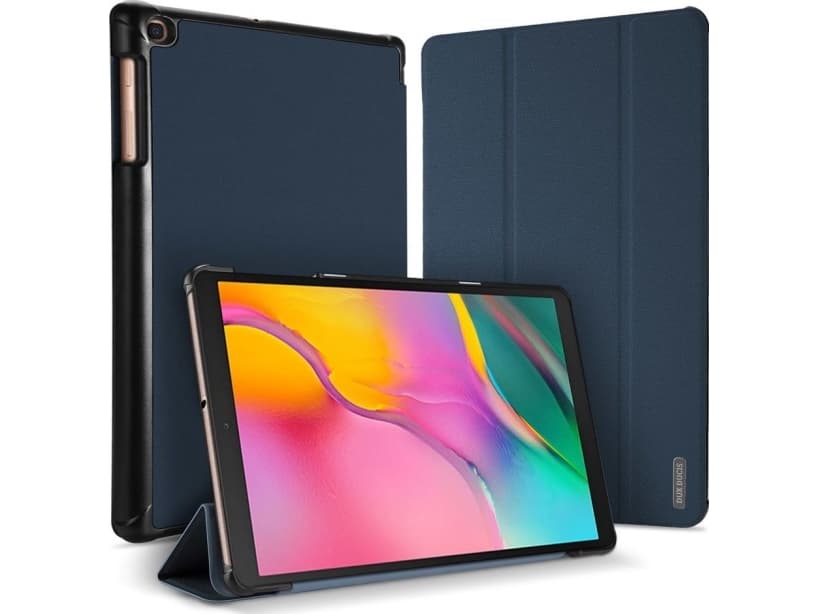 Dux Ducis tablet case DUX DUCIS Domo folding tablet sleeve with Smart Sleep function stand Samsung Galaxy Tab A 10.1 2019 T515 T510 universal blue