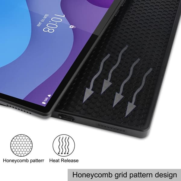 Trifoldet stativetui til Lenovo Tab M10 HD Gen 2 TB-X306F - Sort