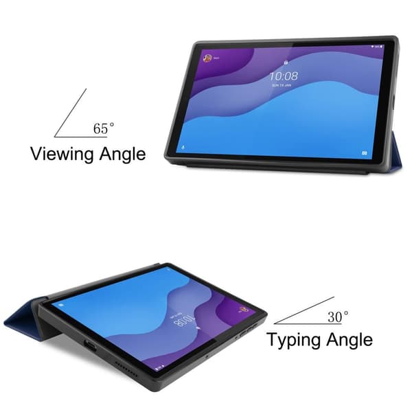 Tri-fold Fodral till Lenovo Tab M10 HD Gen 2 - Mörk Blå