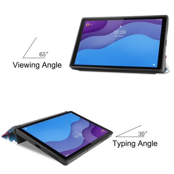 Trifoldet stativetui til Lenovo Tab M10 HD Gen 2 - Butterfly