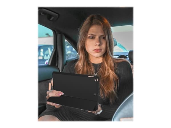 eSTUFF Pencil case - Skjermdeksel for nettbrett - polyuretanlær, termoplast-polyuretan (TPU) - 10.9" - for Apple 10.9-inch iPad Air (4. generasjon, 5