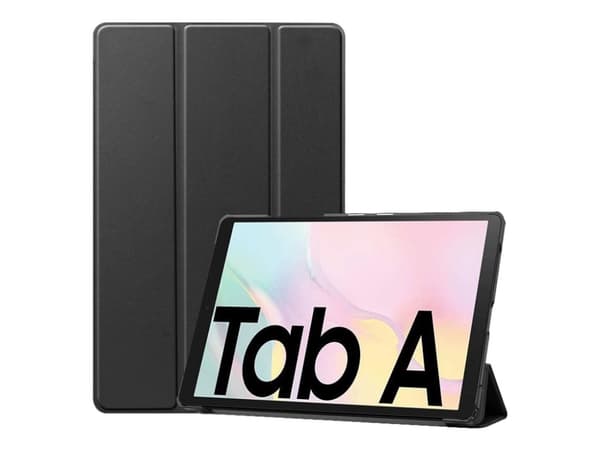 CoreParts - Lommebok for nettbrett - lær - svart - 10.4" - for Samsung Galaxy Tab A7