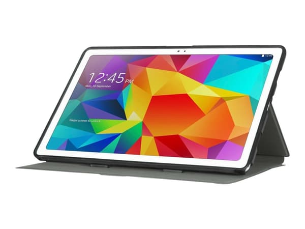 Targus Click-In EcoSmart - Vikbart fodral för surfplatta - polykarbonat, termoplastisk polyuretan (TPU) - svart - 10.4" - för Samsung Galaxy Tab A7
