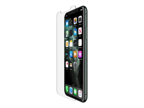 Belkin ScreenForce InvisiGlass Ultra - Skärmskydd för mobiltelefon - glas - för Apple iPhone 11 Pro Max, XS Max