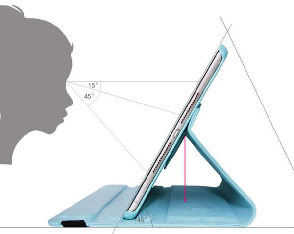 ipad fodral 9,7 ljusblå