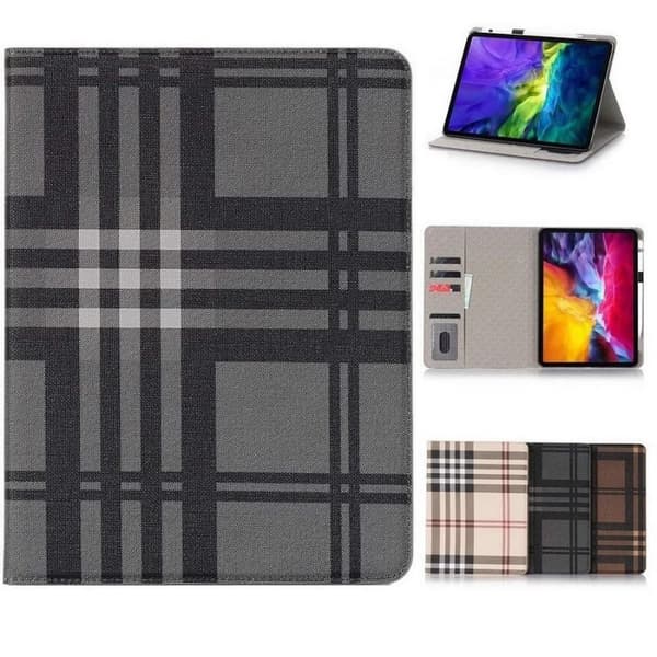 Plånboksfodral iPad Pro 11" (2020) - Rutmönster, 3 Färger