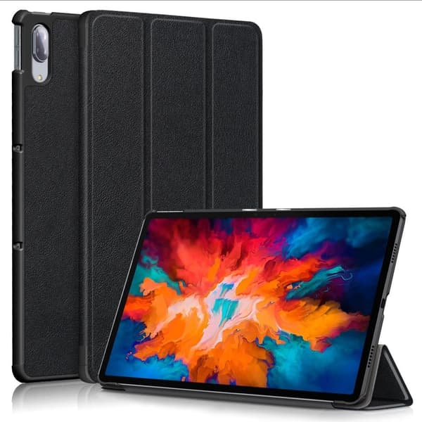 Trifoldet stativdæksel til Lenovo Tab P11 Pro TB-J706F - Sort